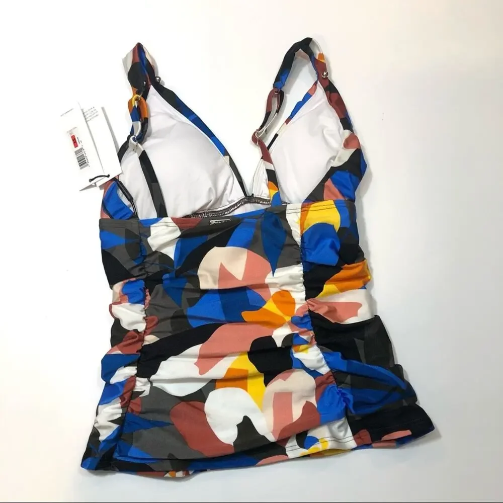Calvin Klein MULTI FLORAL Tankini swim Top